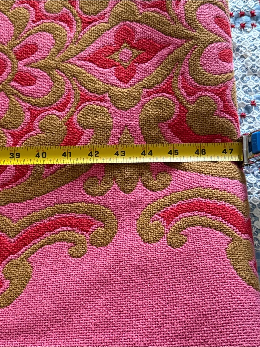 Sears Bellissimo Italian brocade Full/Queen Bedspread